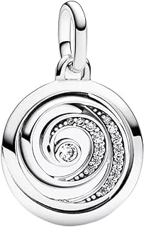 Games The Iron Throne Direwolf Charms for Women Beads Dangle Bracelet Necklace 925 Sterling Silver with 5A Cubic Zirconia,Mother's Day Birthday Christmas Jewelry Collection