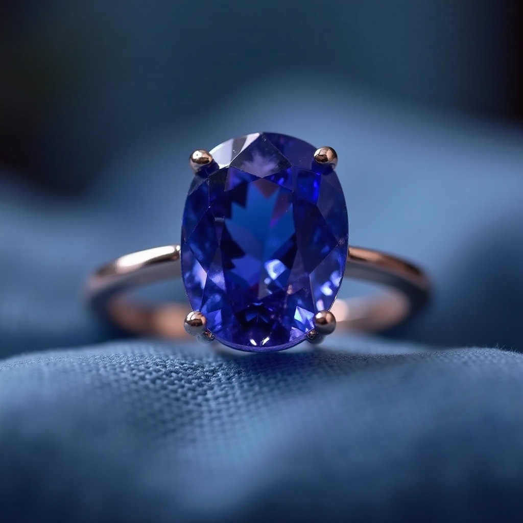 anillos de tanzanita tiffany