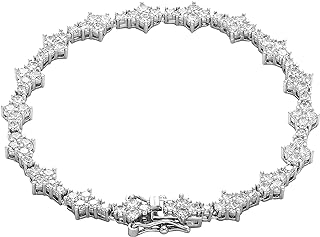 TOPGRILLZ Ankle Bracelets for Women Tennis Bracelets Iced out 14K Gold Plated 5mm Gold Anklet for Women Minimalist Foot Jewelry