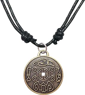 Feng Shui Attract Wealth Good Luck Money Amulet Coin Medal Pendant Adjustable Cord Necklace 16"