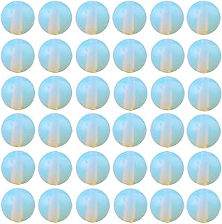 Cmidy Brand 100pcs 8mm Opal Bead Necklace - Versatile Synthetic Round Stone Beads for DIY Jewelry Making, Crafted in EU Environmental Standard Compliant Material