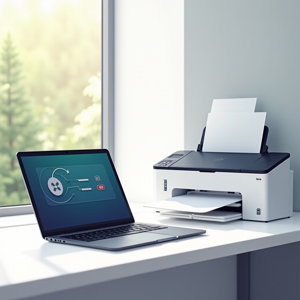 drucker mit laptop verbinden