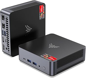 NiPoGi AM21 Mini PC mit Ryzen 9 6900HX und Radeon 680M, 16GB DDR5, 512GB NVMe SSD, USB4 und WiFi6. Ideal für Business, Home Use und Videobearbeitung