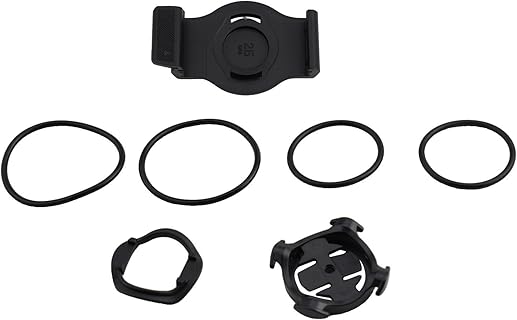 Support de Montre Vélo KHIronHive pour Garmin Fenix avec Matériau ABS Durable, Large Compatibilité, et Bandes en Caoutchouc pour Guidon de 26mm, Sécurité et Stabilité Optimales