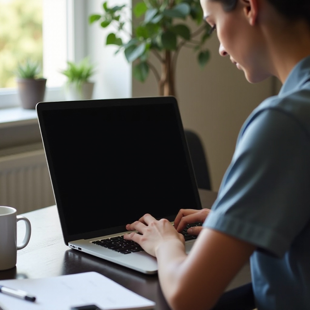 Bildschirm beim Laptop bleibt schwarz - Ursachen und Lösungen