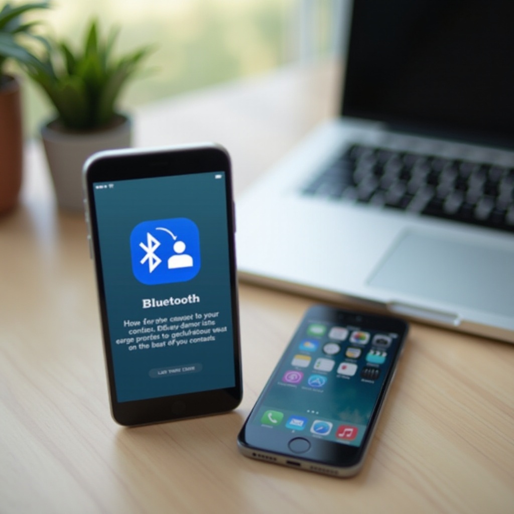 Transférez Contacts Android vers iPhone Bluetooth