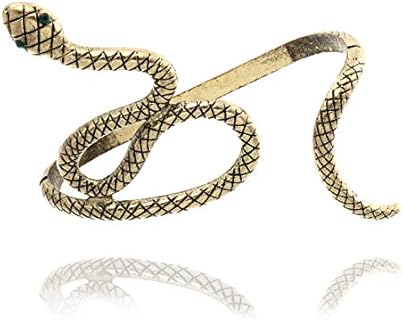 COLORFUL BLING Hallowmas Snake Palm Cuff Bracelets Gothic Vintage Style Jewelry for Men Women Girls