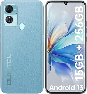 OUKITEL C33 Android 13 Handy mit Vertrag, 15GB RAM und 256GB Speicher (2TB erweiterbar), 6.8 Zoll HD Display, ideal für anspruchsvolle Nutzer und vielseitigen Einsatz