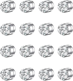 MODRSA Fake Nose Ring Hoop Fake Septum Fake Nose Ring Fake Septum Nose Ring Fake Nose Piercing Fake Nose Ring Stud Double Fake Noe Rings for Women Men