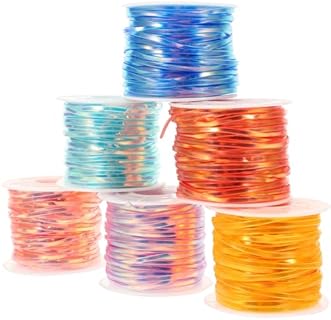 PVC and Faux Leather Braided Bracelet Kit with Key Chains Clasp for DIY Enthusiasts by BESTOYARD