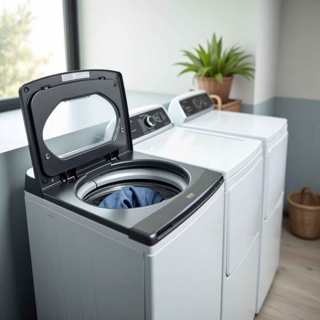 machine à laver qui s'ouvre par le haut