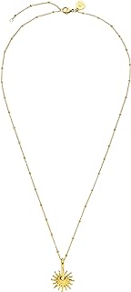 Purelei® Sun Necklace – Stainless steel jewelry – Waterproof chain – 20 to 22 inch adjustable length – Fashion jewelry for your individual look