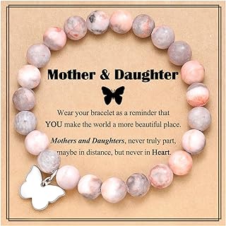 UNGENT THEM Girls' Butterfly Charm Bracelet - Easter Accessory with Lobster Claw Clasp and Rope Chain, Ideal Birthday Gift for 6-18 Year Olds