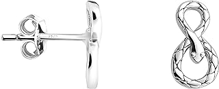 SOFIA MILANI - Women's Earrings 925 Silver - Infinity Snake Stud Earring - E1398