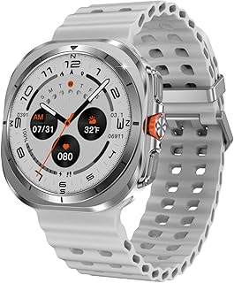 JUSUTEKスマートウォッチ通話機能搭載、1.5インチ耐衝撃、IP68防水、ローカル音楽再生、女性向け、多機能対応iPhone＆Androidユーザー用。