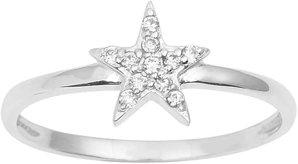 Stackable Moissanite Diamond Ring in 925 Sterling Silver, Designed by MOONEYE - Elegantly Crafted Round Promise Rings