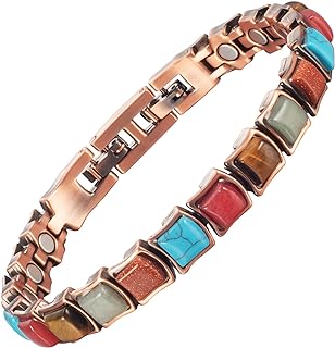 MagVIVACE Copper Magnetic Anklet for Women, Pure Copper Ankle Bracelet with Magnet