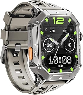 Haylou IRON N1 スマートウォッチ、MIL規格対応で完全防水、2.13インチ有機EL、大画面で24時間健康管理が可能。アウトドアやスポーツ向け。