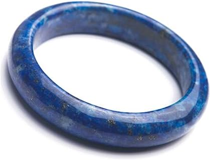 Natural Lapis Lazuli Gemstone Crystal Woman Bangle Bracelet Inner Diameter 60mm
