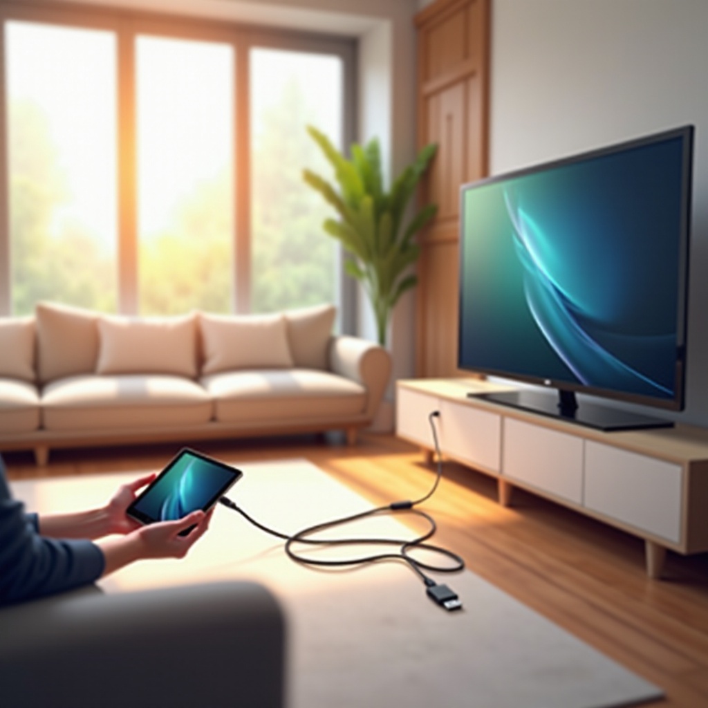 tablet mit tv verbinden usb