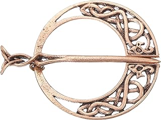 uxcell Vintage Brooch Cloak Pin, Penannular Brooch Cloak Clasp Scarf Pin Shawl Pin Cardigan Brooch