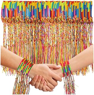 220 Pcs Friendship Bracelets Bulk Handmade Braided Bracelets Colorful Friendship Cords Thread Bracelet Kits Party Supply Mexican Favors for Wrist Anklet