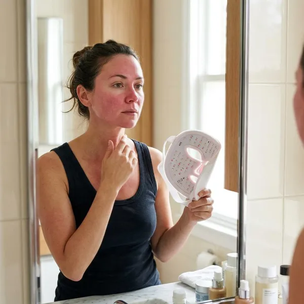 What to do if your face is red after an LED mask