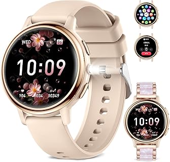 Muckolのスマートウォッチ、丸型1.26インチディスプレイでBluetooth5.3通話も可能。IP68防水と運動モード多彩、小さめ女性向けモデル。