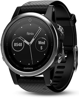 Garmin Fenix Montre Triathlon GPS Multisport Petit Modèle avec Navigation Extérieure et Cardio Poignet, en Acier pour une Durabilité Supérieure
