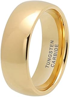 3mm 4mm 5mm 6mm 7mm 8mm 10mm Silver/Gold Tungsten Rings for Men Women Couple Fashion Jewelry Engagement Wedding Bands Domed Polished Comfort Fit
