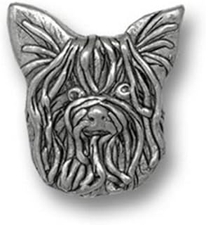 Pewter Yorkie Lapel Pin