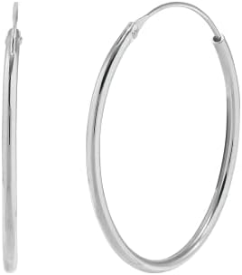 Silpada 'Simple Joy' Hoop Earrings in Sterling Silver