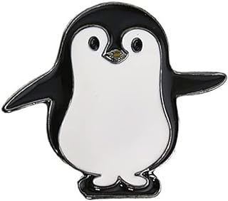 Cute Penguin Lapel Shawl Brooch Pin Enamel Animal Cartoon Pins Backpacks Badge Jackets Hats Dress Sweater Anti-light Brooches Pins Fashion Jewelry Gifts for Women Girls Accessories