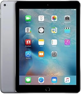 Apple iPad Air 2 64Go Wi-Fi Gris avec Écran LED IPS 9,7 Rétroéclairé, Système iPadOS; Idéal pour les amateurs de technologie recherchant la connectivité USB et Wi-Fi