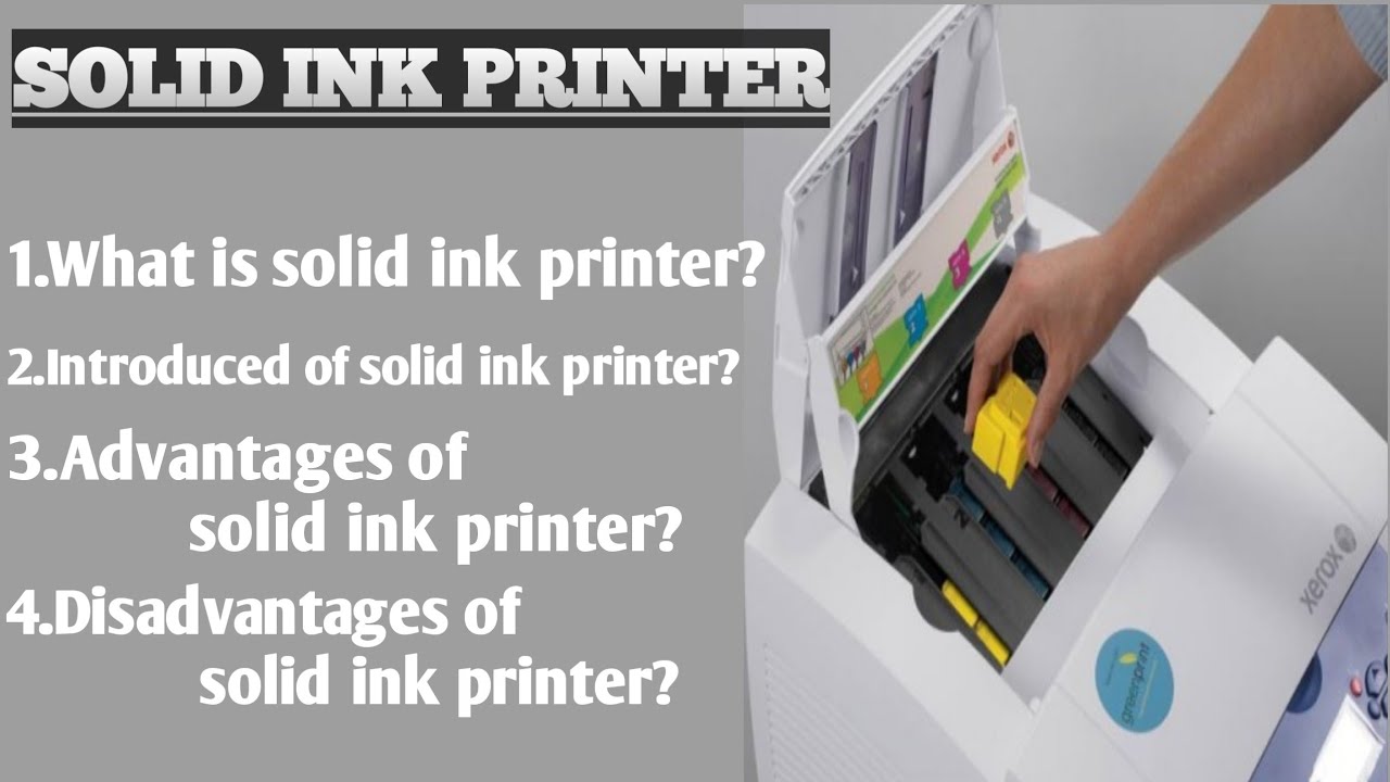 "what Are Solid Ink Printers: A Comprehensive Look Into Innovative Printing Technology"