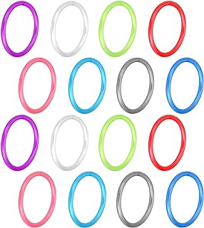 Oyaface 20G Colorful Piercing Retainers Piercingsring Flexible Acrylic Helix Hoop Bioflex Straight L-Shaped Spiral Nose Studs Septum Rings Plastic Nose Pin Ear Studs