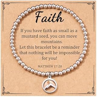 Stainless Steel Onyx Cuff Bracelet with Buckle Clasp, Christian Faith-Inspired Gift for Women, Symbolic Mustard Seed Design