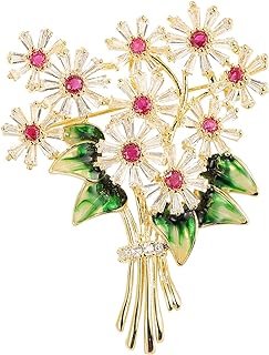 AILONMEI Elegant Pearl Flower Designer Brooch Pins Broches Costume Jewelry For Women Fashion Christmas Gift