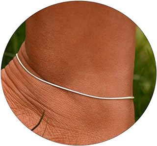 MOLEVY Ankle Bracelets for Women Silver Anklet Shiny Herringbone Chain Anklets for Women Tiny Waterproof Ankle Bracelet Dainty Bridesmaid Summer Beach Jewelry Gift for Girls