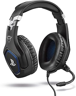 Trust Gaming Headset GXT 488 Forze, Ideal für PS4 und PS5, Mit Faltbarem Mikrofon und Einstellbarem Kopfbügel, 50-mm-Treiber, Over-Ear, Kabelgebunden, Perfekt Für Langes Gaming