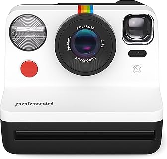 Polaroid Now I-Type Instant Film Camera with Timer and Built-In Flash, Lightweight and Compact. Perfect for Capturing Everyday Moments and Special Events with Automatic Exposure Control