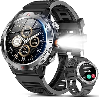 Fusho スマートウォッチ - 日本製人気モデルで、Bluetooth 5.3通話対応、IP68防水、長持ちバッテリーが魅力のスポーツ愛好者向け。