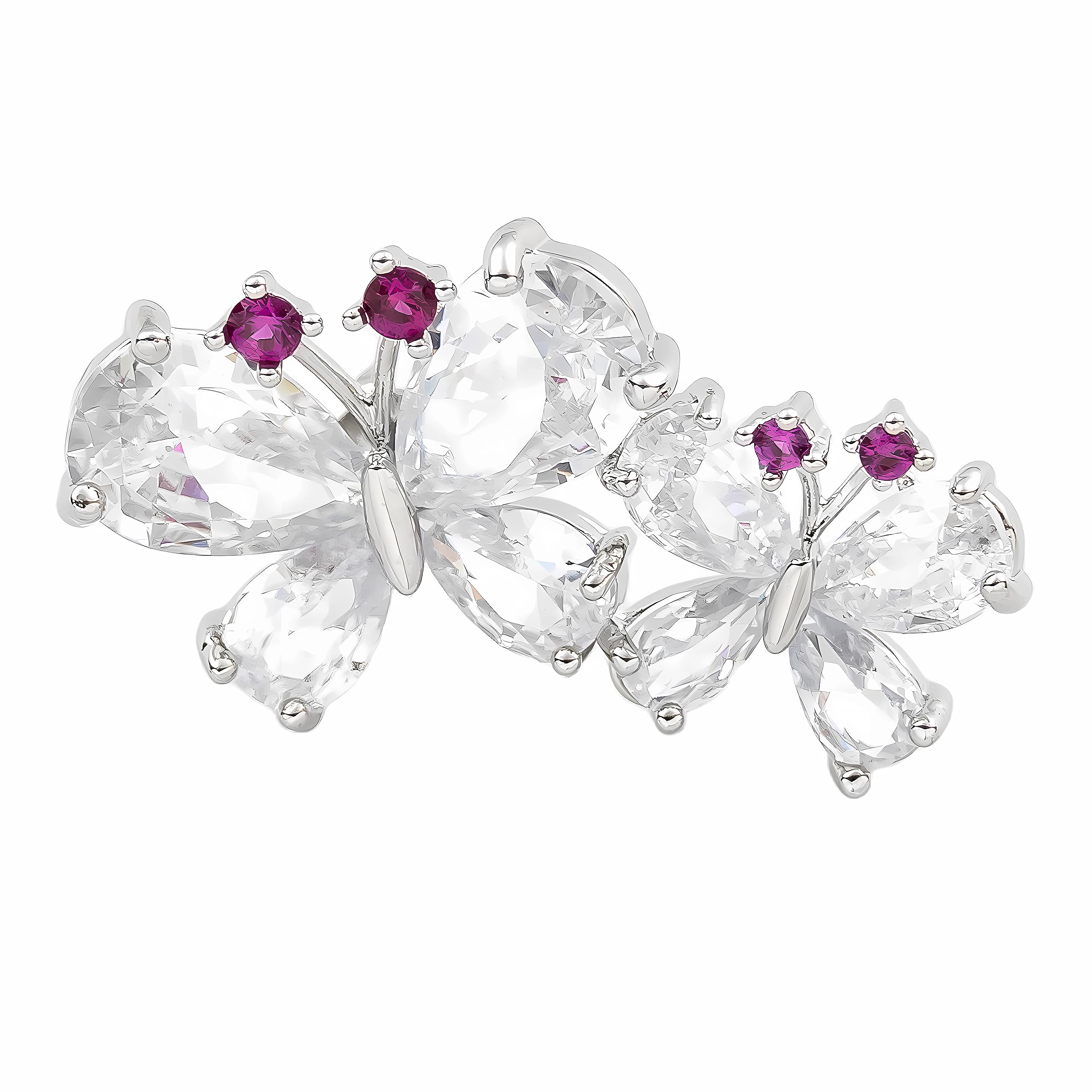 Butterfly brooch for Women Girl Brooch Pin Shirt Lapel Pin Fashion Pins Brooches Color Gold and Silver