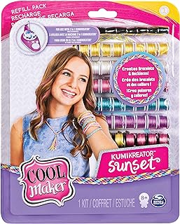 Cool Maker Friendship Bracelet Making Kit for Children Aged 8-11 Years with Multicolored Beads in Anime Design