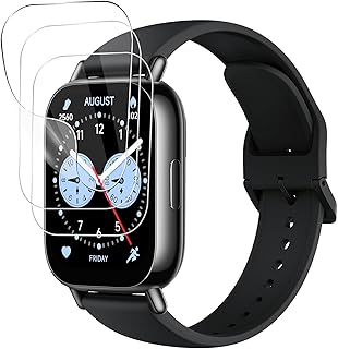 HONGWO Redmi Watch 5 Lite フィルム、1.94インチ 透明度99%で指紋防止の高感度保護フィルム。スマートタッチ感を求める方に最適。