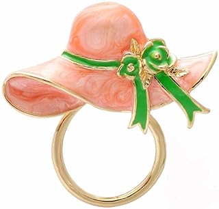Stylish Lady Hat Design Magnetic Brooch, Versatile Clip Holder & Eyeglass Pin, Made of Durable Zinc Alloy - Ideal Women's Fashion Accessory & Gift