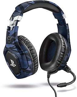 Trust Gaming Headset GXT 488 Forze-B mit Klappbarem Mikrofon und Einstellbarem Kopfbügel, 3.5mm, Over-Ear für PlayStation. Perfekt für lange Gaming-Sessions