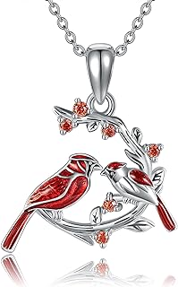 YAFEINI Sterling Silver Octopus/Horseshoe/Giraffe/Phoenix/Highland Cow/Starfish/Cardinal/Panda/Monkey/Starfish/Pigeon/Dolphin/Stingray Jewelry Mothers Day Gifts for Women