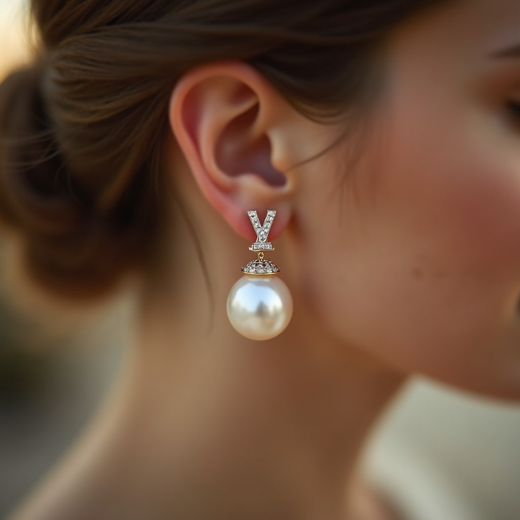 Pendientes de Perlas Louis Vuitton: Elegancia Atemporal y Estilo