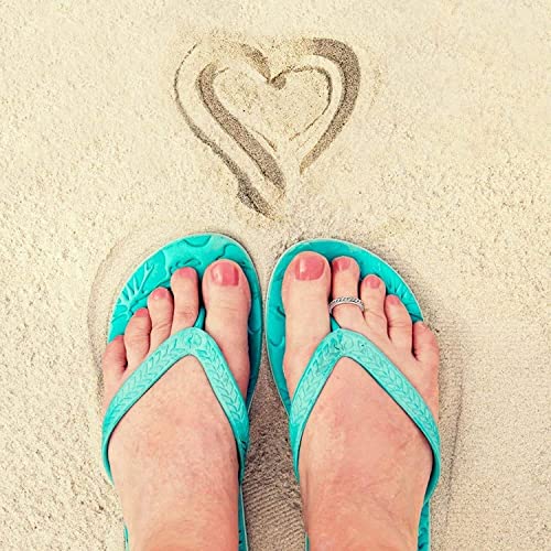 925 Sterling Silver Toe Rings for Women 18K White Gold Plated Arrow Heart Infinity Vintage Celtic Knot Teardrop Daisy Flower Stylish Toe Rings Adjustable Toe Band Rings Summer Beach Foot Jewelry